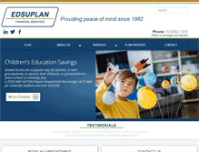 Tablet Screenshot of edsuplan.com.au